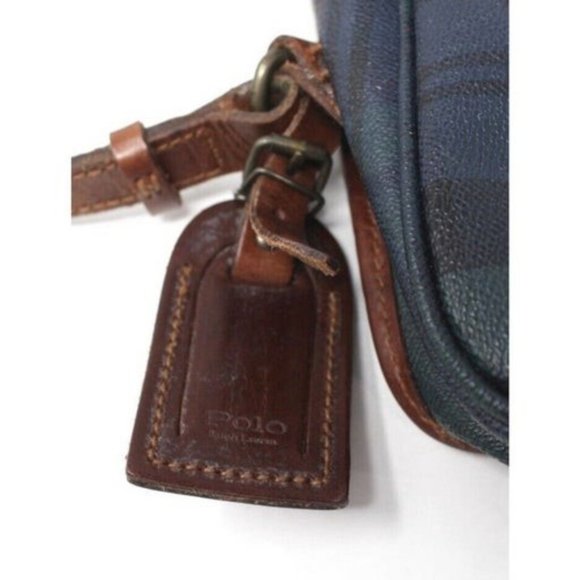 🌟VINTAGE🌟 Polo by Ralph Lauren Blackwatch Plaid Crossbody Bag - Picture 14 of 15